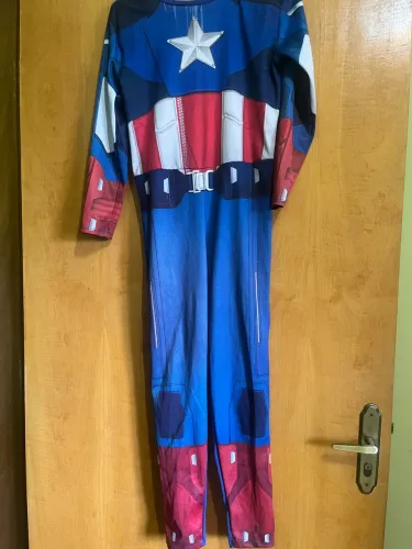 Fantasia capitão América infantil tamanho G / leia a descrição