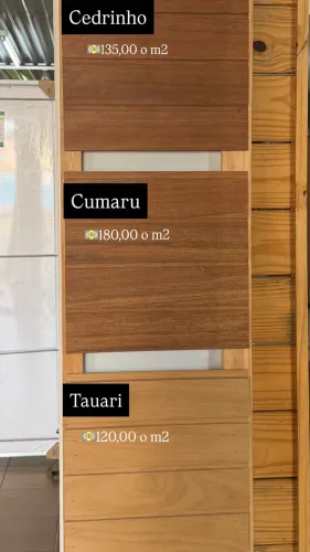 Forro pinus/cedrinho/tauari/cumaru