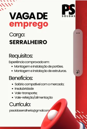 Vagas aberta!
