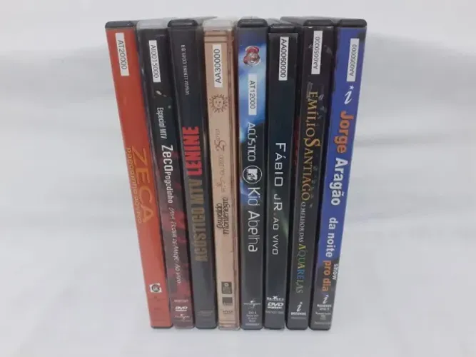 DVD´s ZECA PAGODINHO, JORGE ARAGÃO e OUTROS