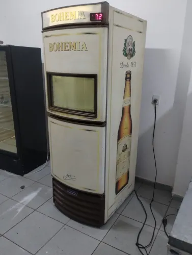 Cervejeira metal frio expositor 