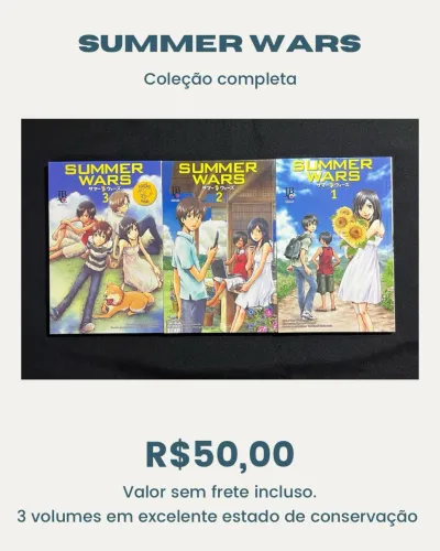 Coleção completa summer wars mangá