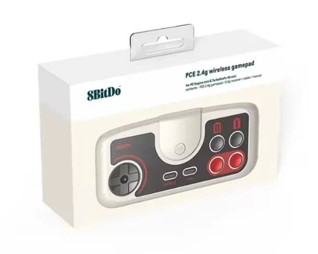 Controle Sem Fio 8BitDo para PC Engine Mini PC Engine CoreGrafx Mini Nintendo Switch e PC