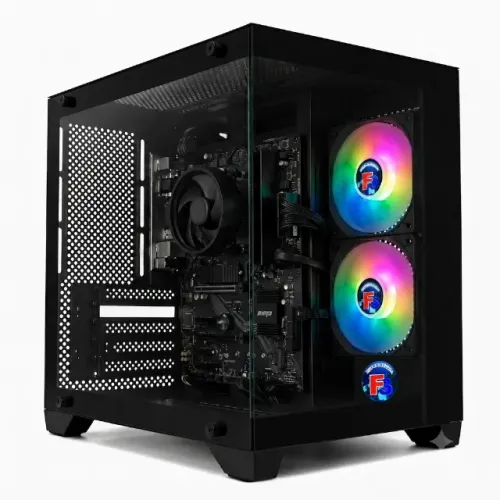 Pc Gamer Asus Amd Ryzen 5 5500 16GB DDR4 SSD 500GB RX 580 8GB-Loja Fs informática