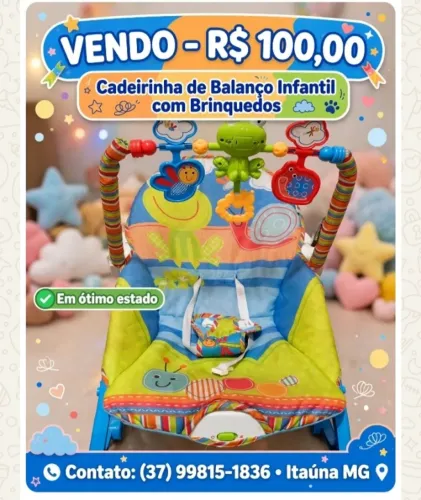cadeirinha de balanço pra bebezinho