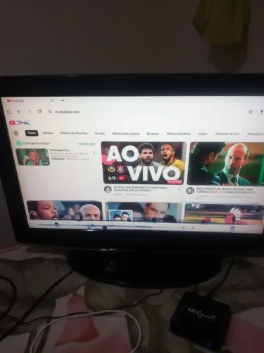 Tv samsung 32 polegadas + aparelho android 