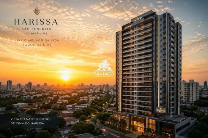 Apartamento de alto padrão (Sol da Manhã) à venda no Harissa Cuiabá/MT