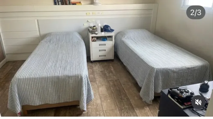 Cama solteiro (box + colchão)