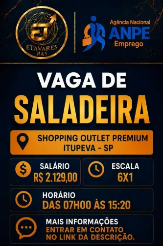 Vagas shopping Outlet Premium - Itupeva - SP