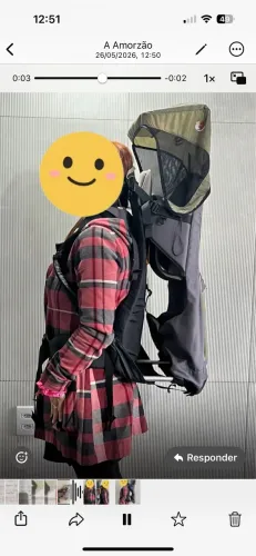 Mochila Trileiro para bebê 