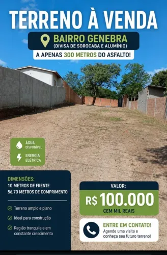 Vendo terreno Bairro chácara em Genebra