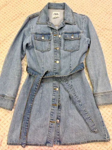 Vestido jeans zara P