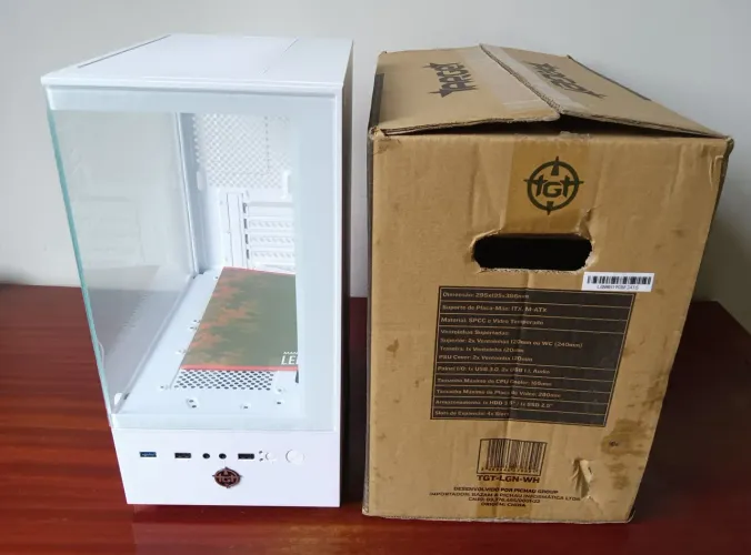 Gabinete Branco Legion TGT, Novo, na Garantia.