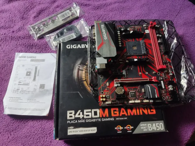 Placa Mãe B450m Gaming-Gigabyte