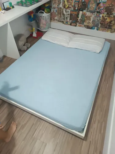 Cama casal montessoriana infantil de chão