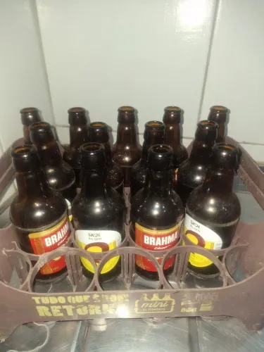 Vasilhame de cerveja seco
