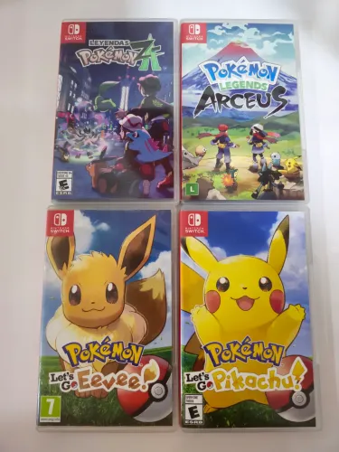 Jogos de Pokémon para Nintendo Switch