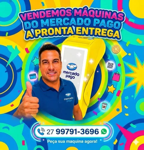 Máquinas novas mercado pago
