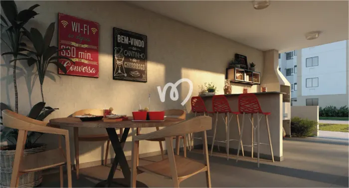 Apartamento moderno em Vargem Pequena 2 quartos, condomínio com amplo lazer, pronto para