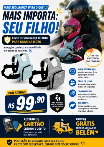 Cinto de segurança infantil