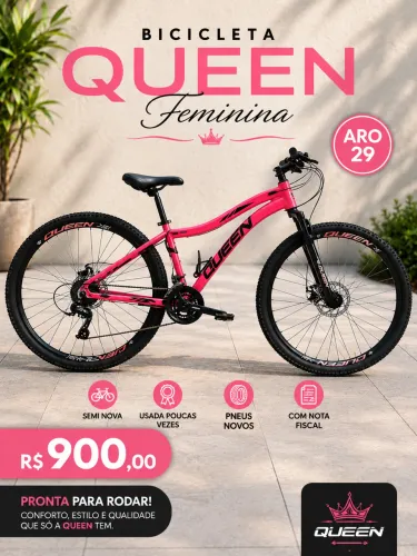 Bicicleta Aro 29 Queen Feminina