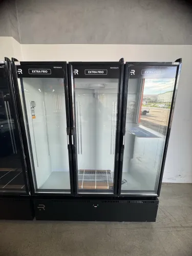 Auto serviço de extra frio 3 portas interno branco