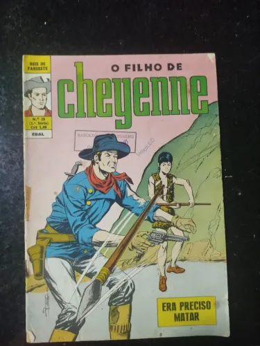 Revista - o filho de CHEYENNE  21 - Editora Ebal - raridade