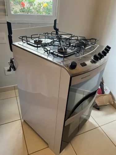 Fogão Brastemp 4 Bocas Inox - Ótimo Estado | Acendimento Automático
