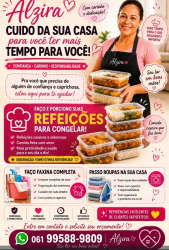 Faço faxina completa 