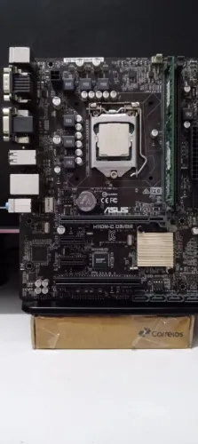 Ótimo Kit Intel 7a Ger i3-7100 Placa Mãe Asus H110M 8GB Ram
