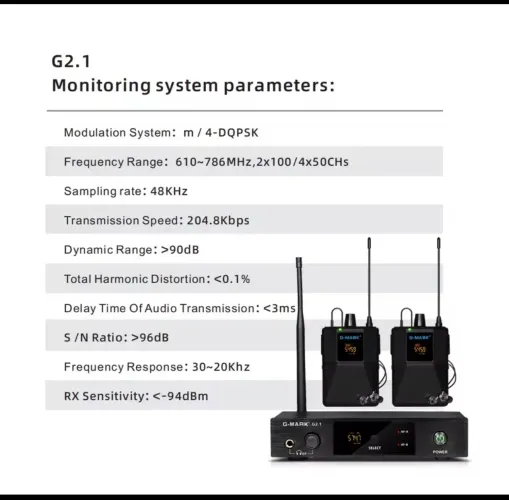 Retorno de palco - G mark