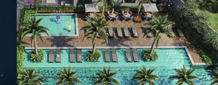Cobertura com piscina e vista  3 quartos no Recreio com lazer completo