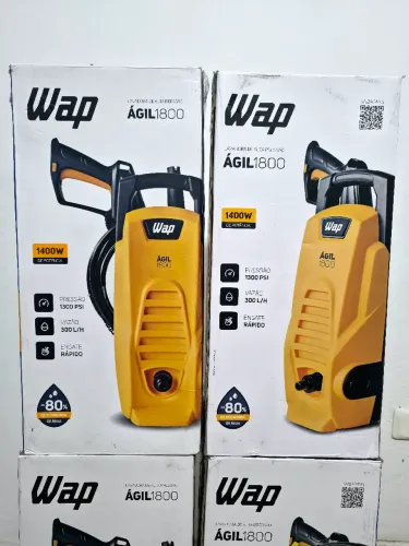 Lavadora de Alta Pressão WAP Ágil 1800 1400W 1300PSI 220V Jato Regulável