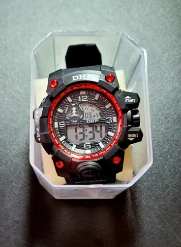 RELÓGIO DIGITAL ESTILO MILITAR 