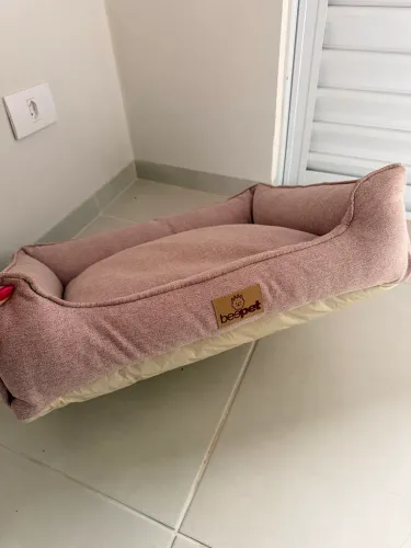 Cama pet - tecido de linho
