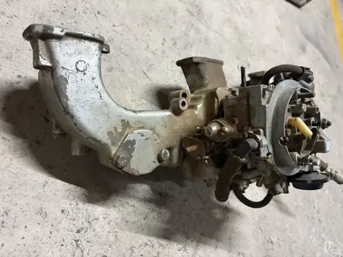 Coletor admissão + carburador 2E opala 6c