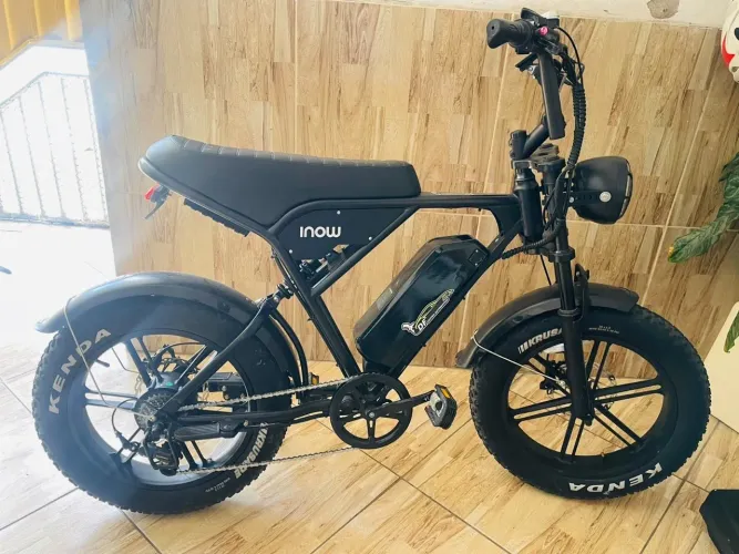 Bicicleta Elétrica Inow V40 Pro 1000w Autonomia 60km Navy Blue