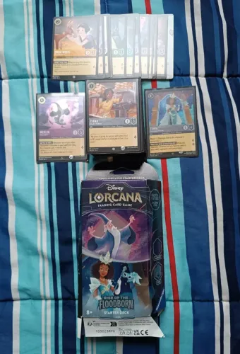 Lorcana Deck Inicial - Rise of The Floodborn - Ametista e Aço
