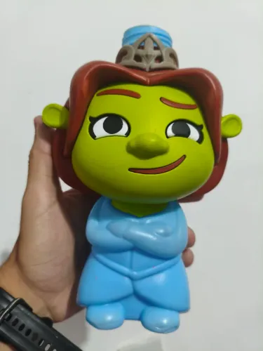 Garrafa Fiona Shrek promocional Giraffas sem tampa