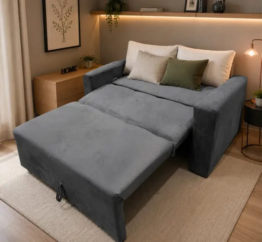 Sofá Cama Veludo PRONTA ENTREGA