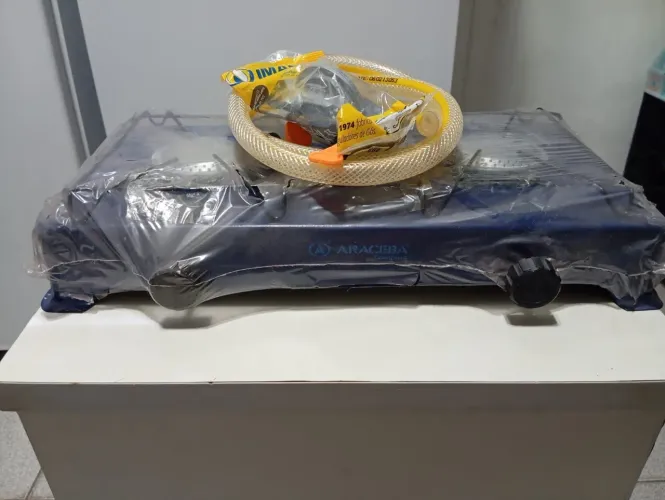 Fogão e kit de gas