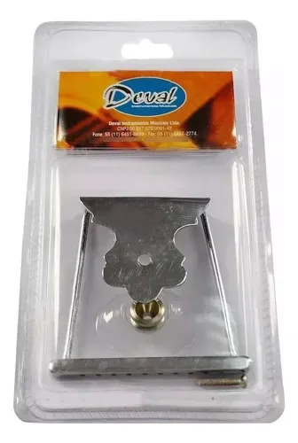 Cordal Afirmador para Viola Deval Prata 905 Metal Cromado