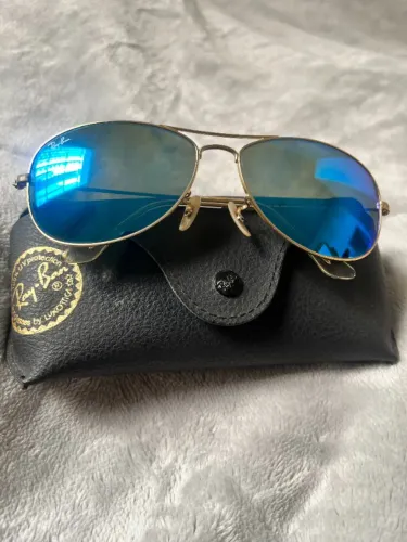 Óculos de sol ray ban cockpit modelo aviator