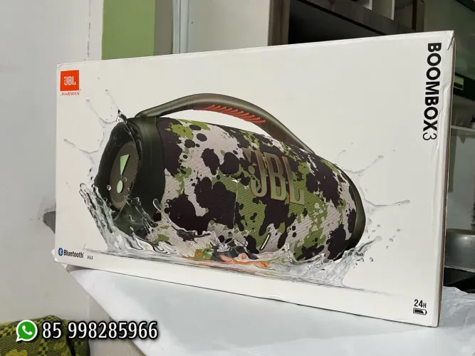 JBL boombox 3 nova na caixa