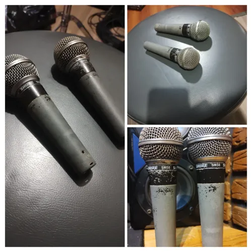 2 Microfones Shure Sm 58 original