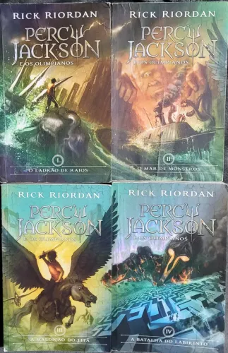 Percy Jackson e os Olimpianos ( Rick Riordan) 70 cada