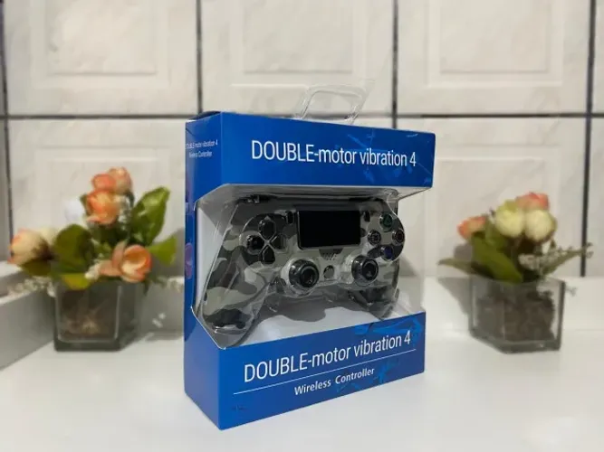 Controle de PS4 Cinza Camuflado