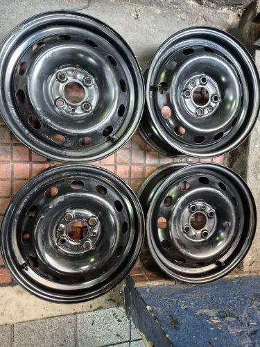 Rodas de ferro aro 14 da fiat furacão 4x100