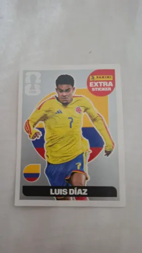 Figurinha Legend Copa do Mundo 2026, Luis Diaz Prata