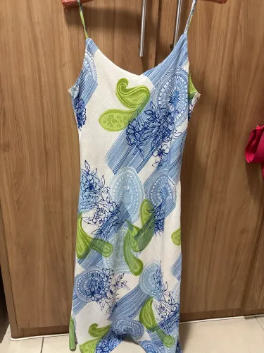 Vestido forrada estampado